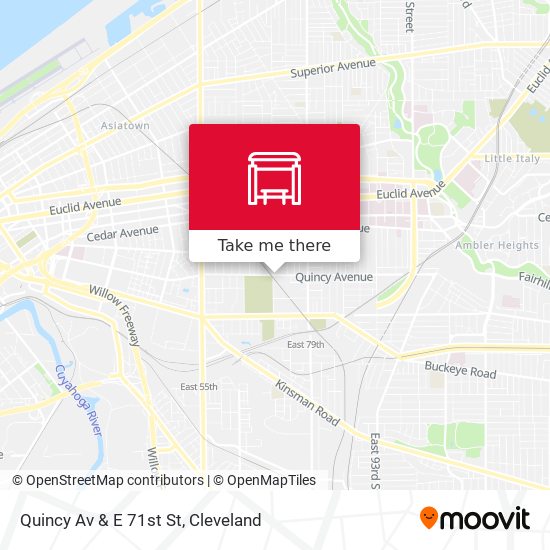 Mapa de Quincy Av & E 71st St