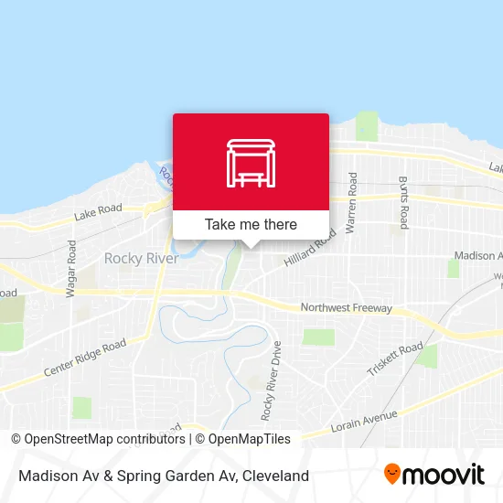 Madison Av & Spring Garden Av map