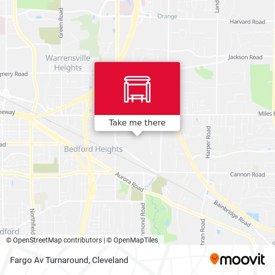 Fargo Av Turnaround map