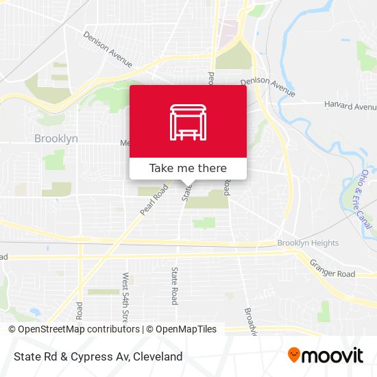 State Rd & Cypress Av map