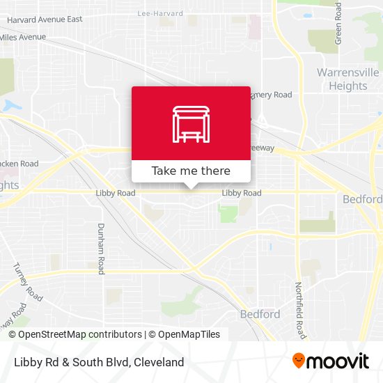 Libby Rd & South Blvd map