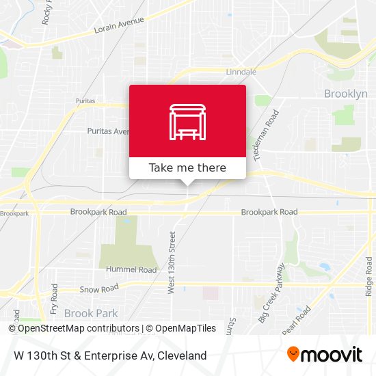 W 130th St & Enterprise Av map