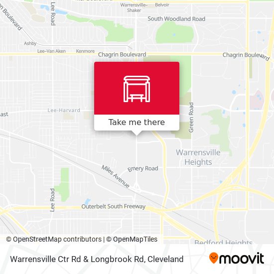Mapa de Warrensville Ctr Rd & Longbrook Rd