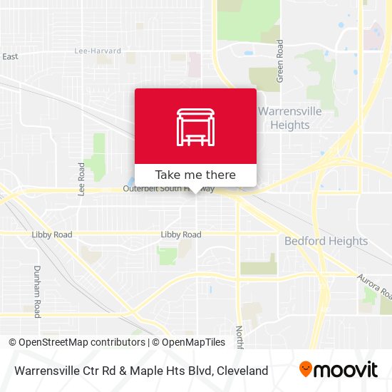 Warrensville Ctr Rd & Maple Hts Blvd map