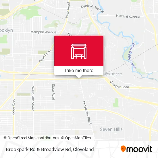 Mapa de Brookpark Rd & Broadview Rd