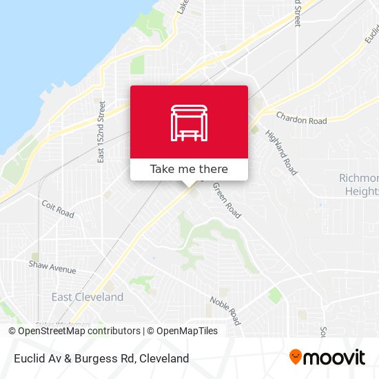 Mapa de Euclid Av & Burgess Rd