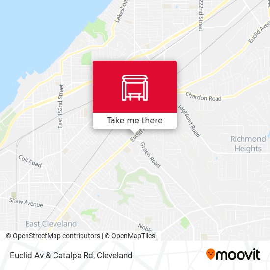 Mapa de Euclid Av & Catalpa Rd