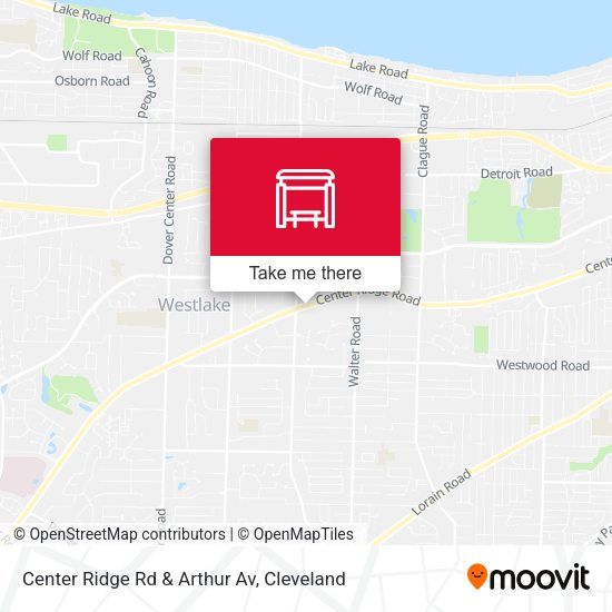 Center Ridge Rd & Arthur Av map