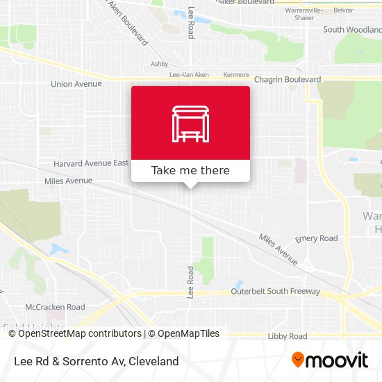 Lee Rd & Sorrento Av map