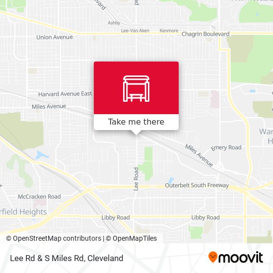 Lee Rd & S Miles Rd map