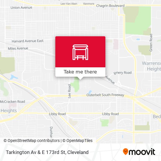 Mapa de Tarkington Av & E 173rd St