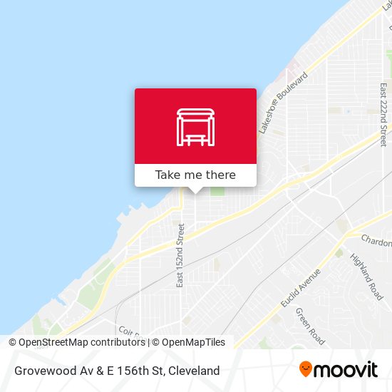 Grovewood Av & E 156th St map