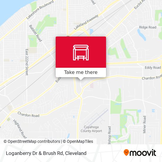 Loganberry Dr & Brush Rd map
