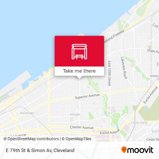 E 79th St & Simon Av map