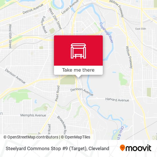 Mapa de Steelyard Commons Stop #9 (Target)