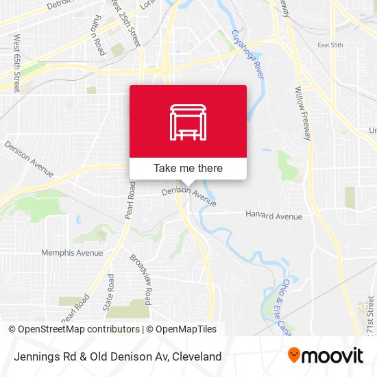 Mapa de Jennings Rd & Old Denison Av