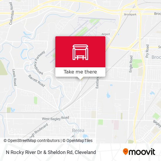 Mapa de N Rocky River Dr & Sheldon Rd