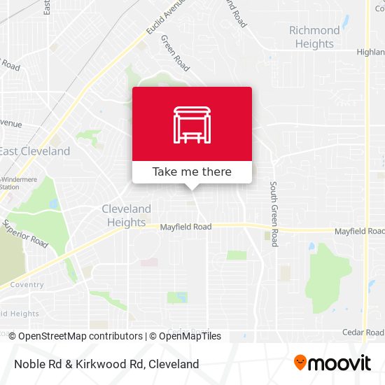 Mapa de Noble Rd & Kirkwood Rd