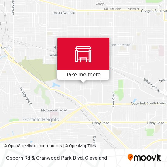 Osborn Rd & Cranwood Park Blvd map