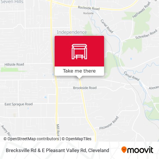 Brecksville Rd & E Pleasant Valley Rd map