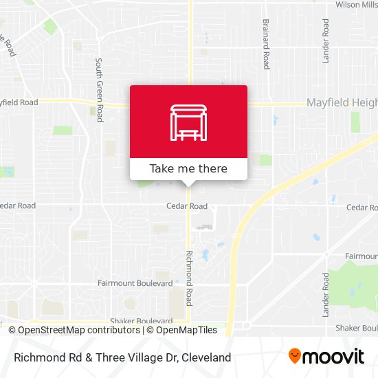 Richmond Rd & Three Village Dr map