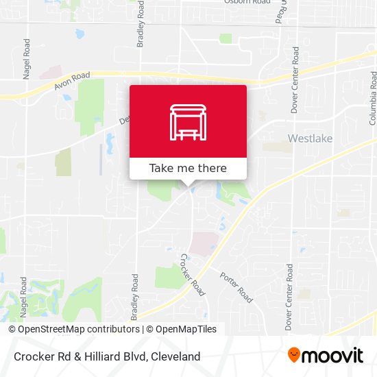 Mapa de Crocker Rd & Hilliard Blvd