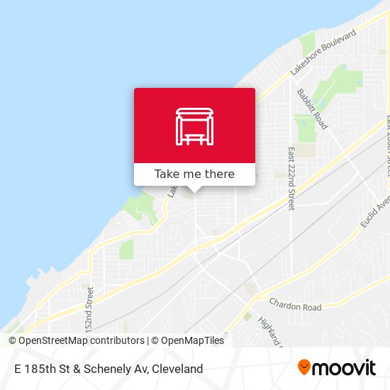 Mapa de E 185th St & Schenely Av