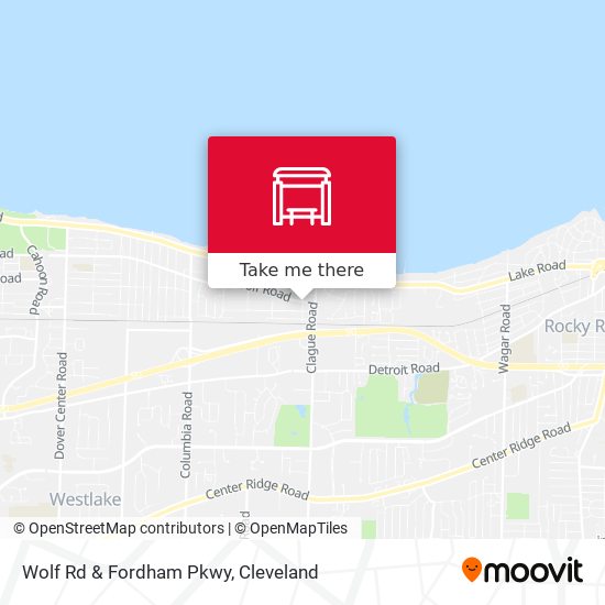 Wolf Rd & Fordham Pkwy map
