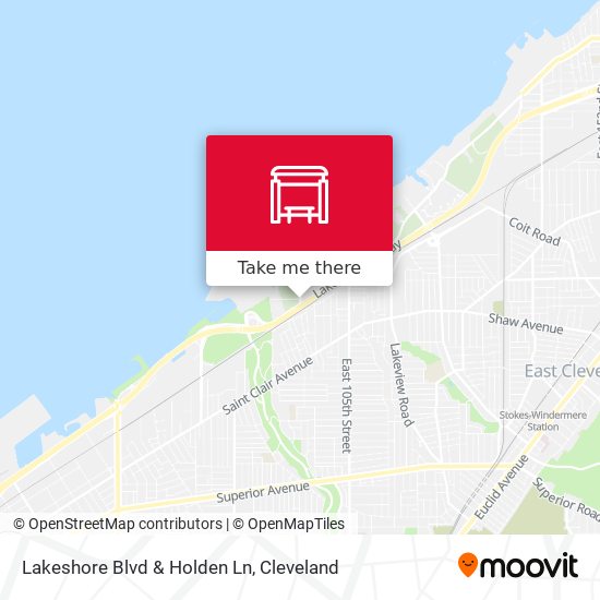 Lakeshore Blvd & Holden Ln map