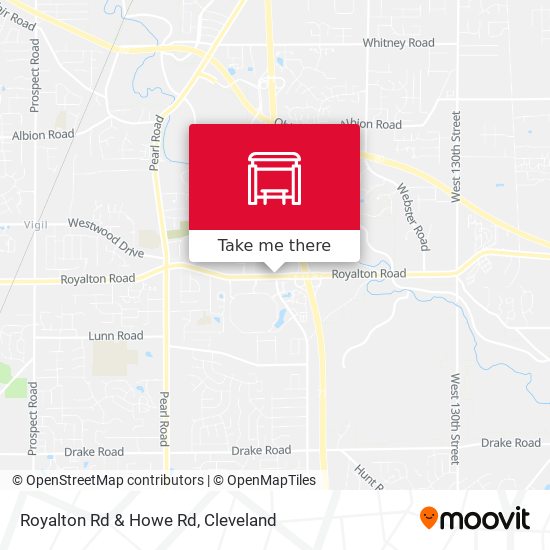 Royalton Rd & Howe Rd map