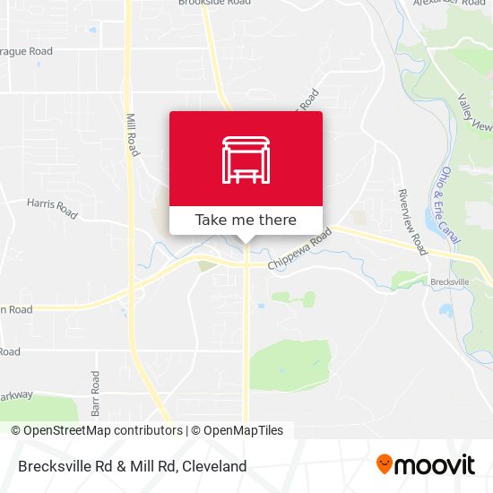 Mapa de Brecksville Rd & Mill Rd