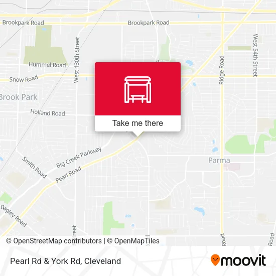 Mapa de Pearl Rd & York Rd