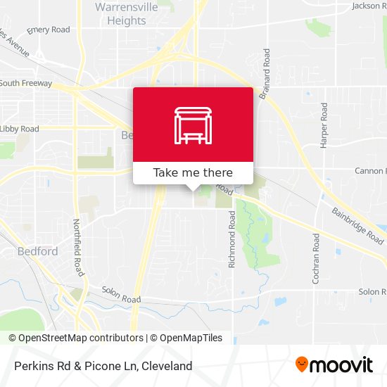 Perkins Rd & Picone Ln map
