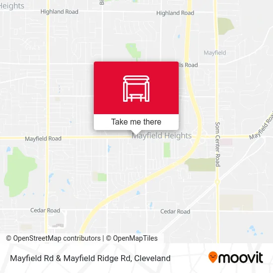 Mayfield Rd & Mayfield Ridge Rd map