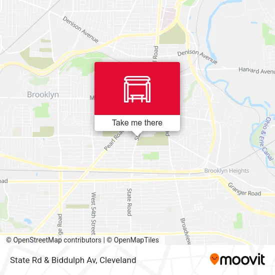 Mapa de State Rd & Biddulph Av