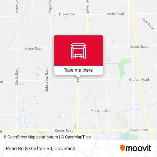 Mapa de Pearl Rd & Grafton Rd