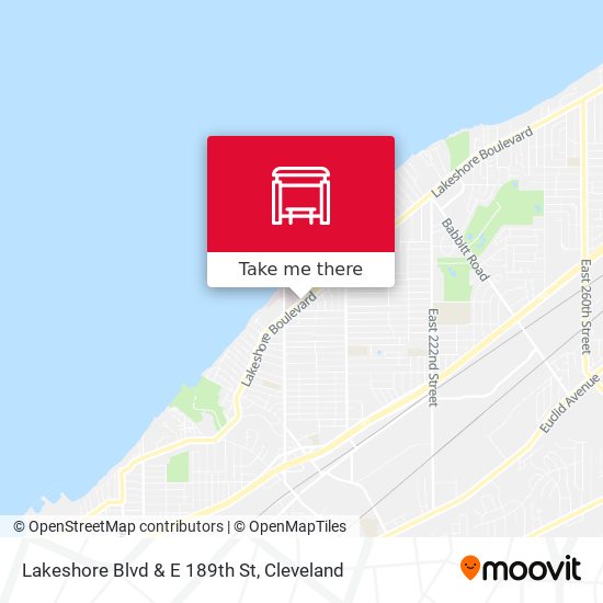 Lakeshore Blvd & E 189th St map