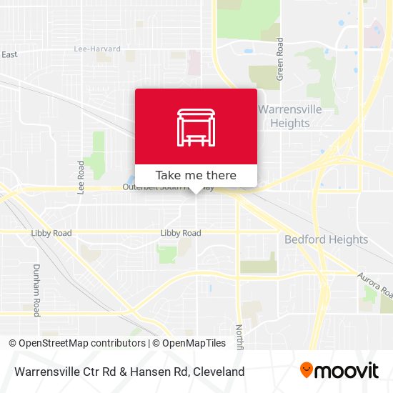 Mapa de Warrensville Ctr Rd & Hansen Rd