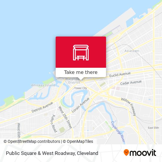 Public Square & West Roadway map