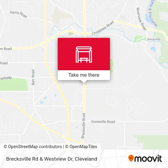 Brecksville Rd & Westview Dr map