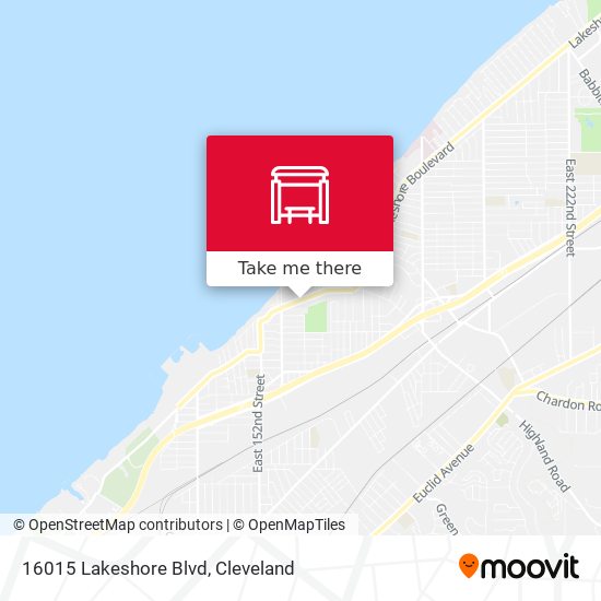 16015 Lakeshore Blvd map