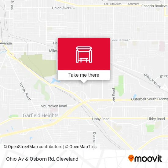 Mapa de Ohio Av & Osborn Rd