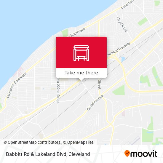 Babbitt Rd & Lakeland Blvd map