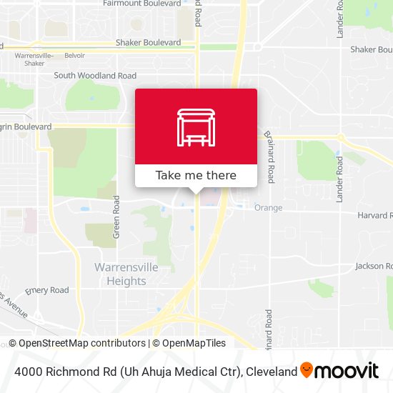 4000 Richmond Rd (Uh Ahuja Medical Ctr) map
