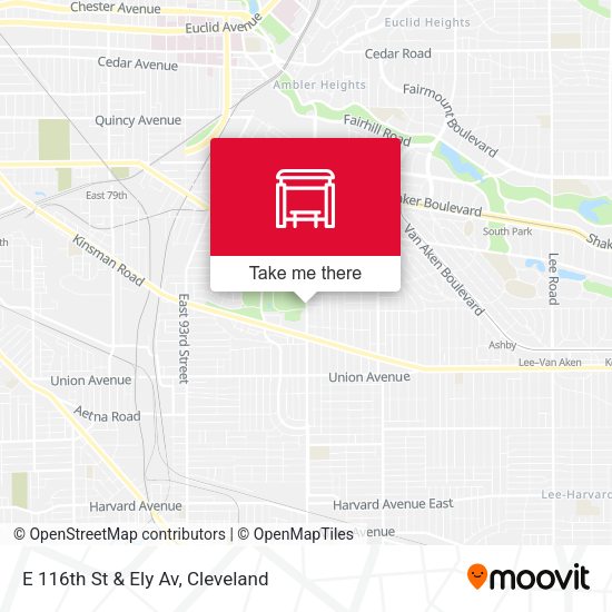 Mapa de E 116th St & Ely Av