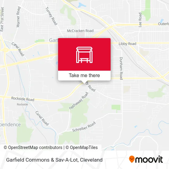Garfield Commons & Sav-A-Lot map