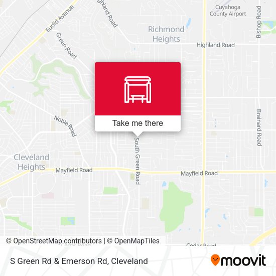 Mapa de S Green Rd & Emerson Rd