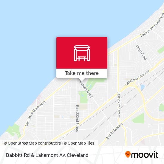Babbitt Rd & Lakemont Av map