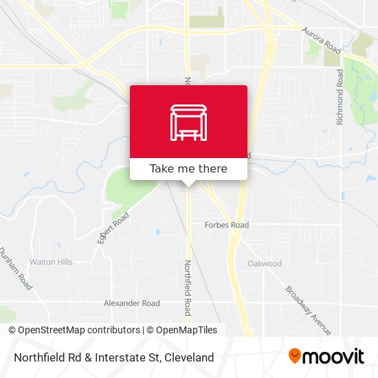 Mapa de Northfield Rd & Interstate St