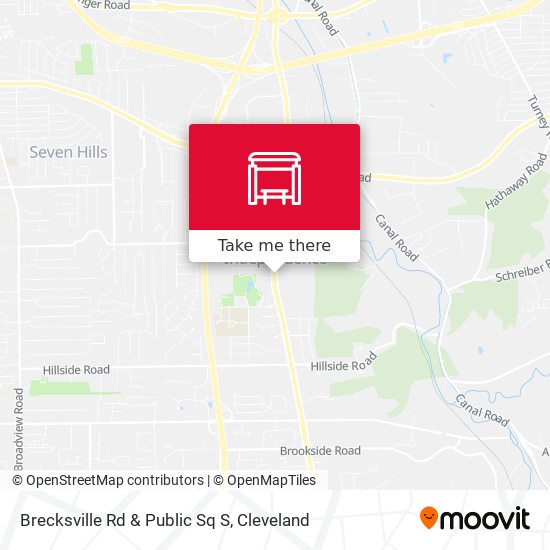 Brecksville Rd & Public Sq S map